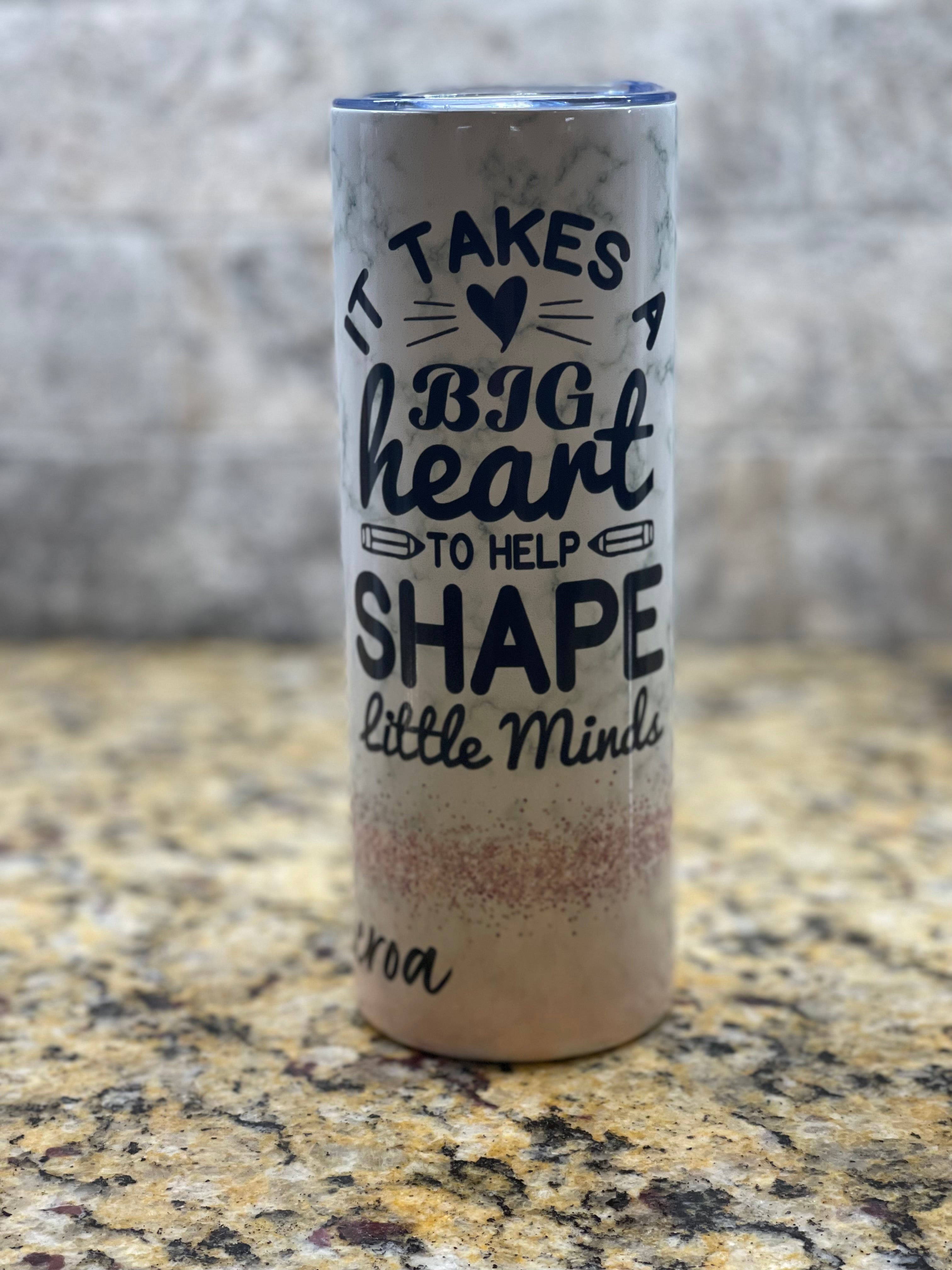 Teacher Appreciation 20oz Tumbler with Custom Name