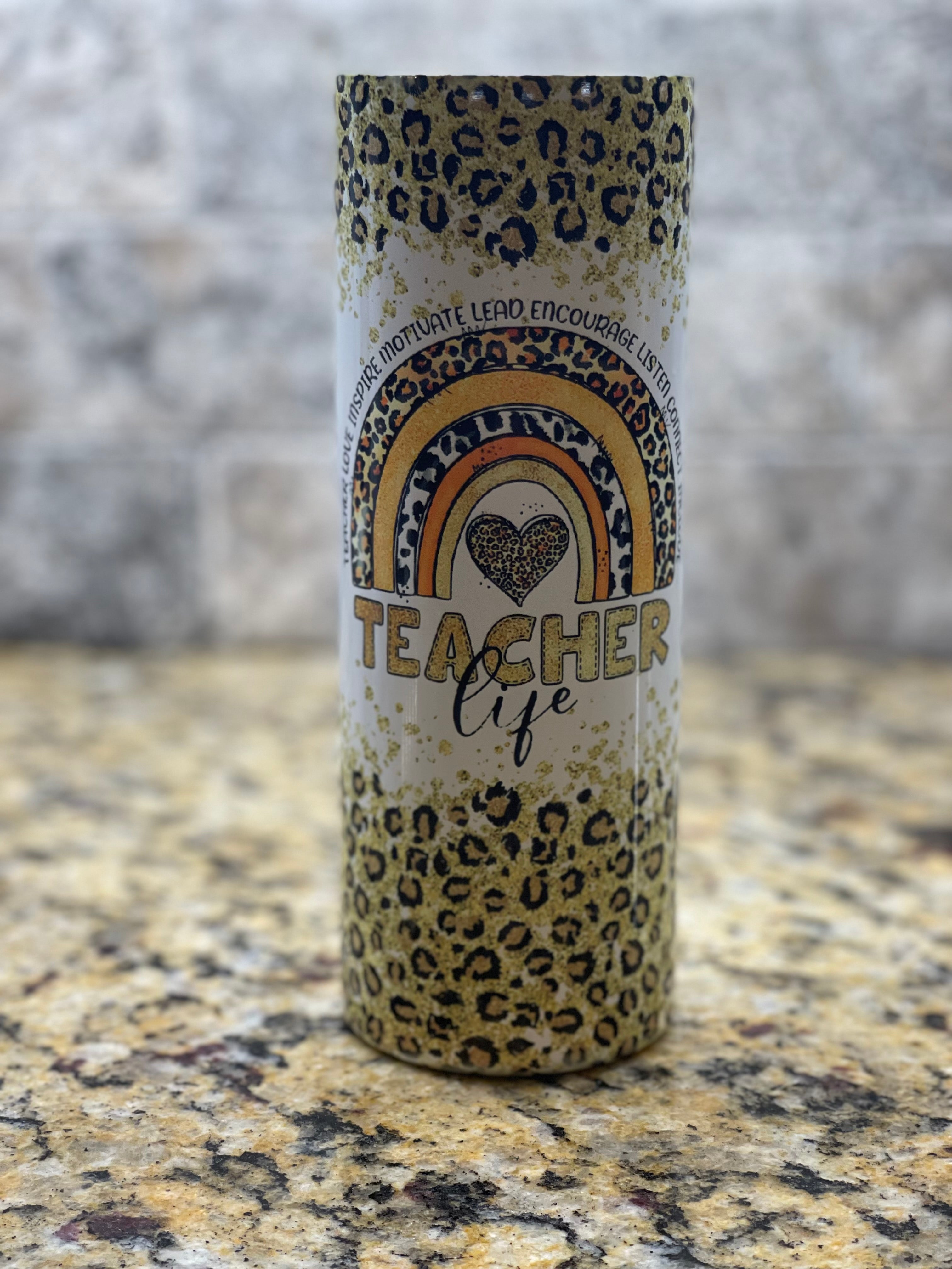 Teacher Appreciation 20oz Tumbler with Custom Name